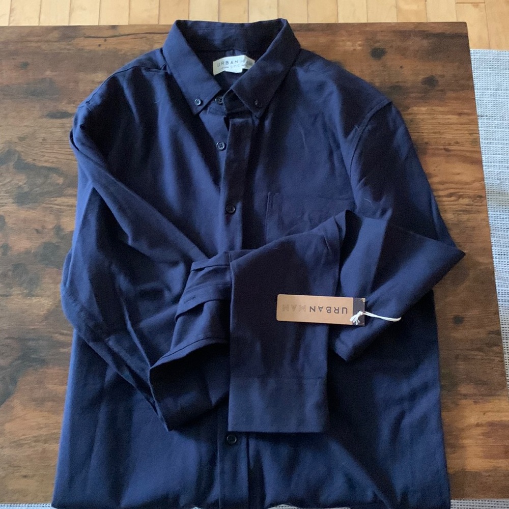Mens long sleeve dress shirt